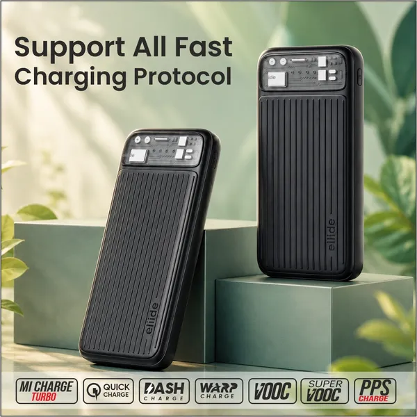 Eliide_Bolt_10000Mah_22.5W_Fast_Charging_Power_Bank_Black