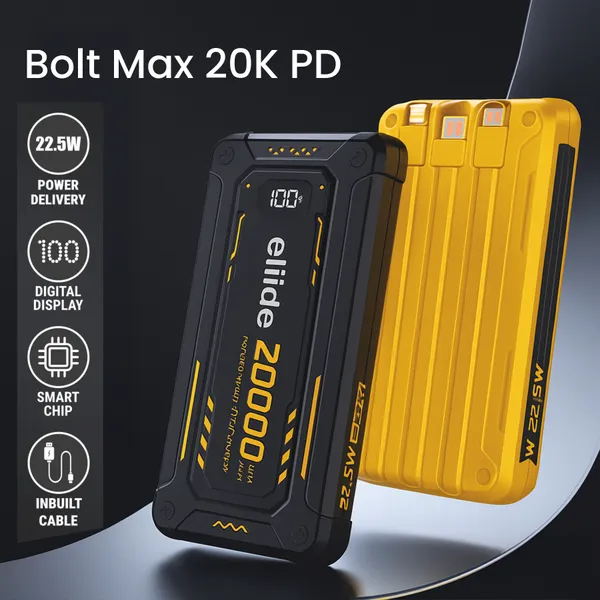 Eliide_Bolt_Max_20K_Pd_Powerbank_22.5W_Inbuilt_Cable_20000Mah