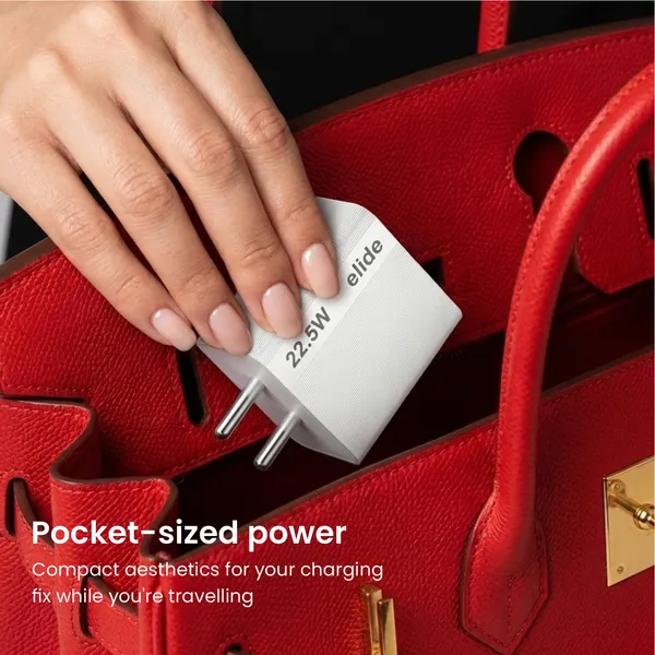 Eliide_X-22.5W_Fast_Charger_With_Type-C_Cable_White