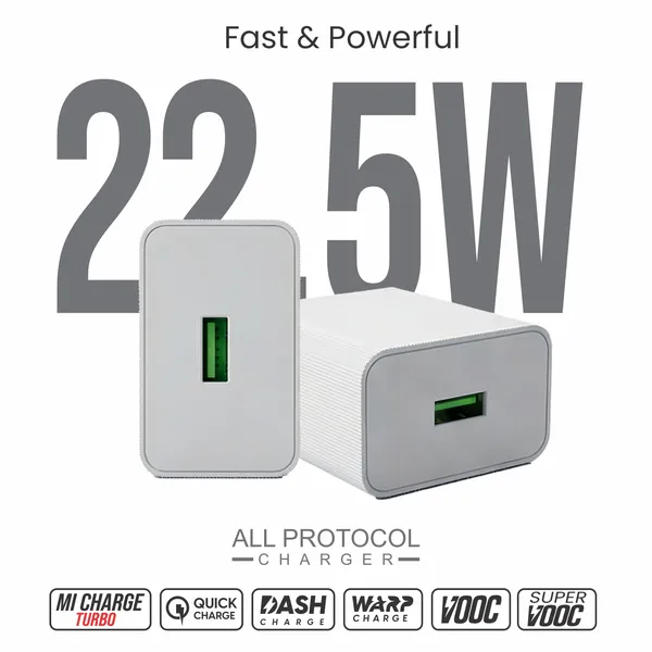 Eliide_X-22.5W_Fast_Charger_With_Type-C_Cable_White