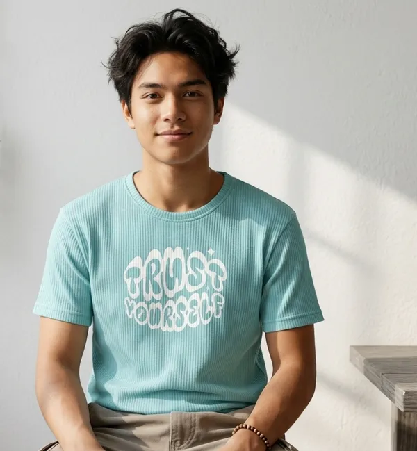 Turquoise_Blue_Graphic_Print_Cotton_Tshirt