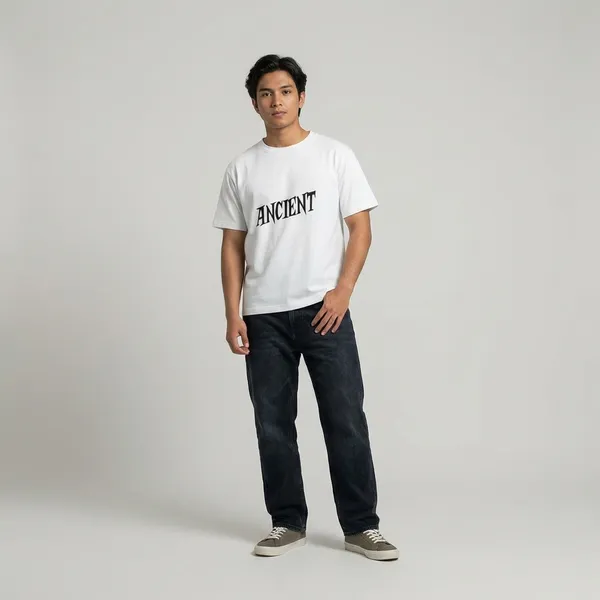 White_Ancient_Streetwear_Graphic_Print_Tshirt