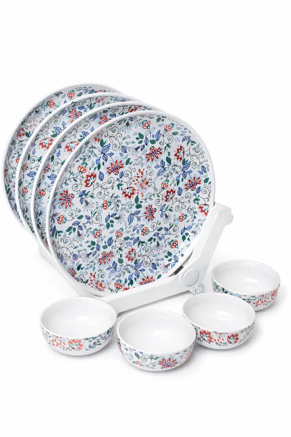 Blue_And_White_Premium_Ceramic_Plate_Big_With_Katori_Set_of_4