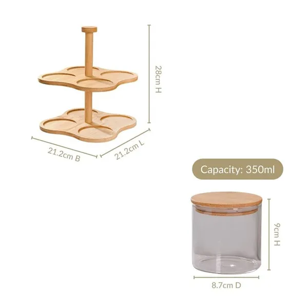 Transparent_Airtight_Glass_Storage_Jar_Set_With_Rotating_Stand_(Set_Of_9)