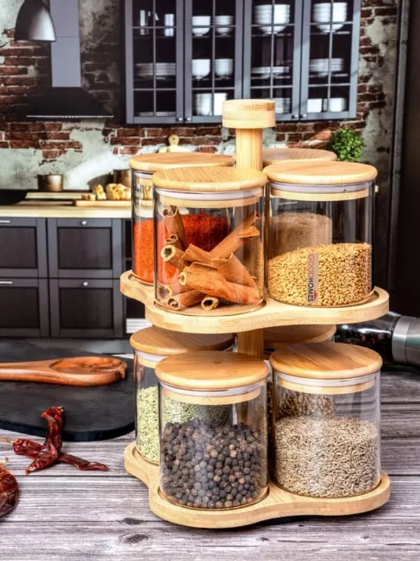 Transparent_Airtight_Glass_Storage_Jar_Set_With_Rotating_Stand_(Set_Of_9)