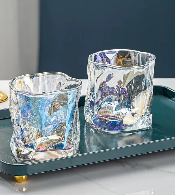 Molten_Rainbow_Crystal_Whiskey_Glasses_|set_of_6_pcs|_200ml