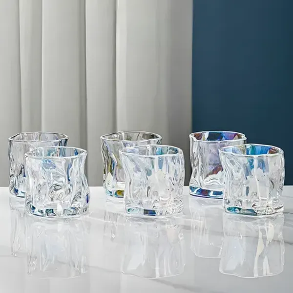 Molten_Rainbow_Crystal_Whiskey_Glasses_|set_of_6_pcs|_200ml