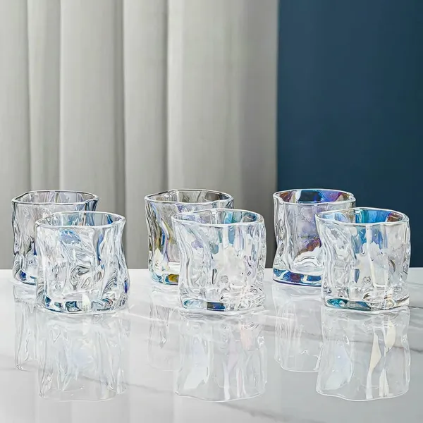 Molten_Rainbow_Crystal_Whiskey_Glasses_|set_of_6_pcs|_200ml