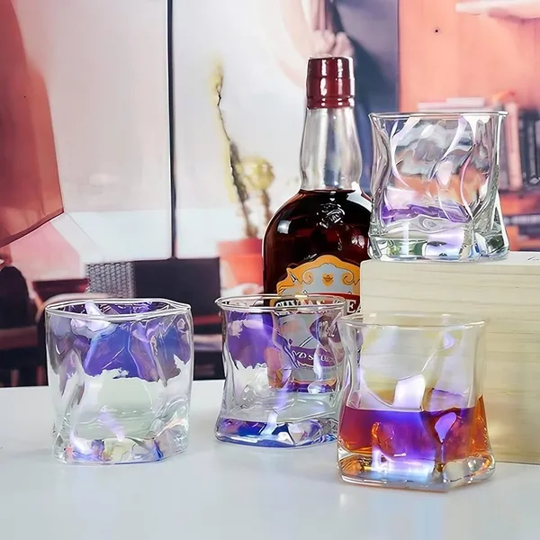Molten_Rainbow_Crystal_Whiskey_Glasses_|set_of_6_pcs|_200ml