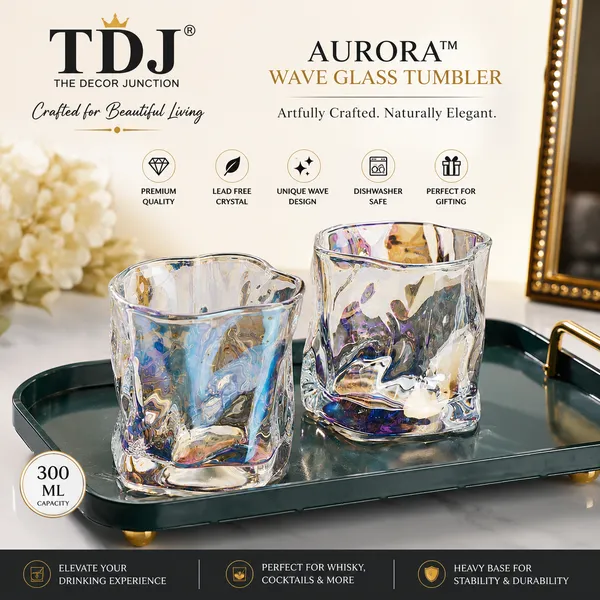 Molten_Rainbow_Crystal_Whiskey_Glasses_|set_of_6_pcs|_200ml