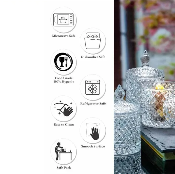 Diamond_cut_Glass_Premium_medium_Candy_Jar_(Pack_Of_2)