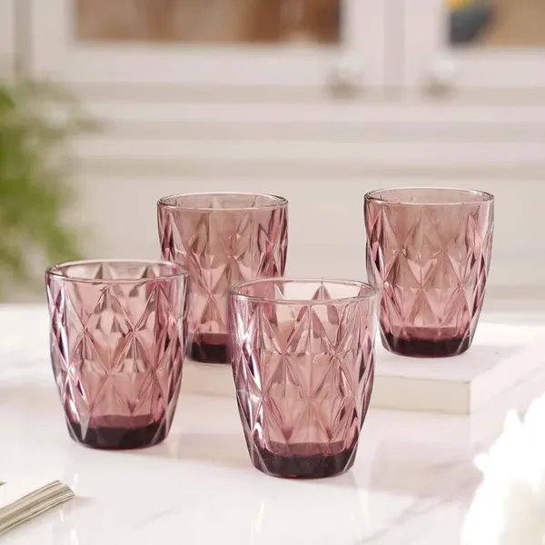 Pink_Crystal_Cut_Juice_Glasses_Drinkware_Set_(Set_Of_6)