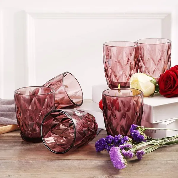 Pink_Crystal_Cut_Juice_Glasses_Drinkware_Set_(Set_Of_6)