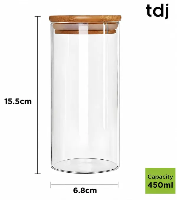 Transparent_Borosilicate_Glass_Storage_Jar_Set_With_Airtight_Bamboo_Lid_(450_Ml)_(Set_Of_3)