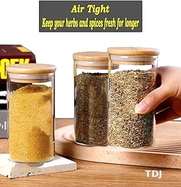 Transparent_Borosilicate_Glass_Storage_Jar_Set_With_Airtight_Bamboo_Lid_(450_Ml)_(Set_Of_3)
