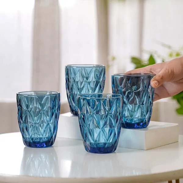 Blue_Crystal_Cut_Juice_Glasses_Drinkware_Set_(Set_Of_6)