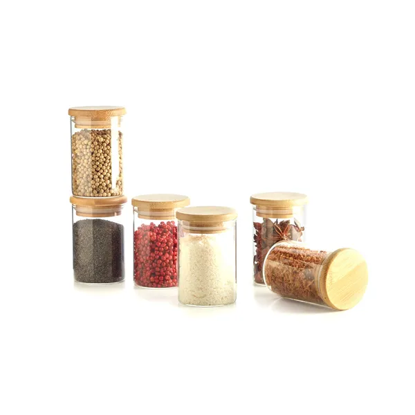 Transparent_Borosilicate_Glass_Storage_Jar_Set_With_Airtight_Bamboo_Lid_(320_Ml)_(Set_Of_3)