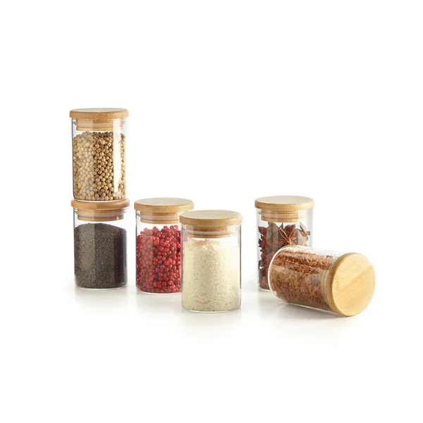 Transparent_Borosilicate_Glass_Storage_Jar_Set_With_Airtight_Bamboo_Lid_(320_Ml)_(Set_Of_3)