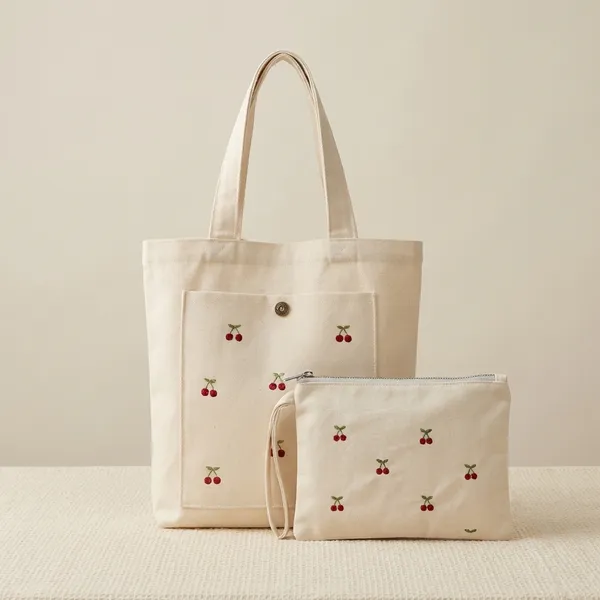 Sweet_Cherry_Embroidered_Cotton_Tote_&_Pouch_Combo