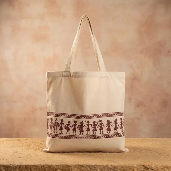 Warli_Print_Cotton_Tote_Bag