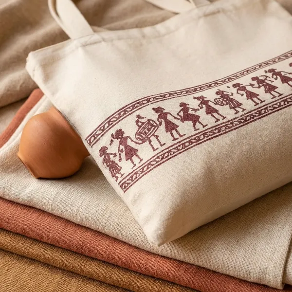 Warli_Print_Cotton_Tote_Bag