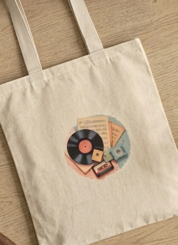 Vintage_Music_Collection_Cotton_Tote_Bag