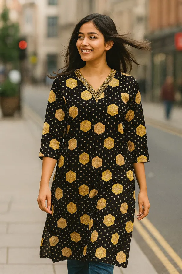 Black_Cotton_Kurti_For_Women