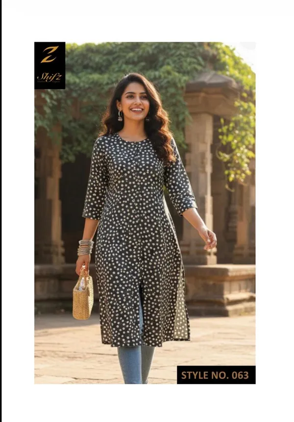 Black_Cotton_A-Line_Kurti_For_Women