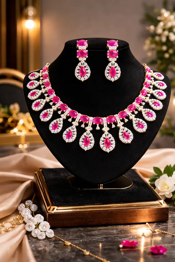 Ruby_Pink_Alloy_Jewellery_Set_For_Women