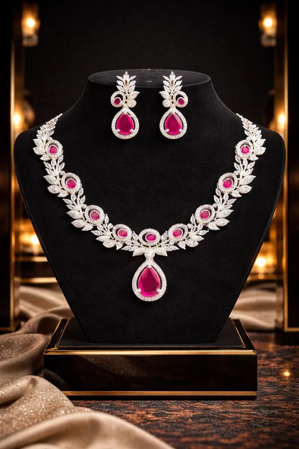 Ruby_Pink_Alloy_Jewellery_Set_For_Women