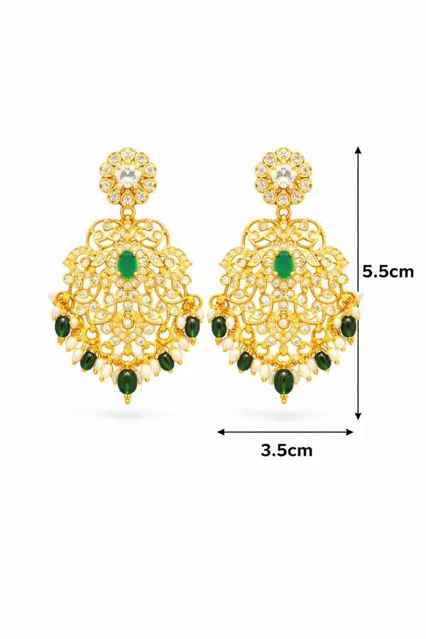 Green_Alloy_Earrings_For_Women
