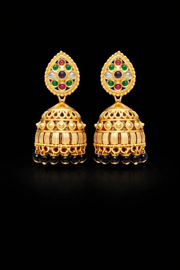 Multicolor_Alloy_Earrings_For_Women