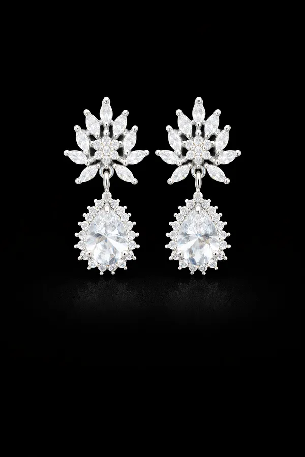 White_Alloy_Earrings_For_Women