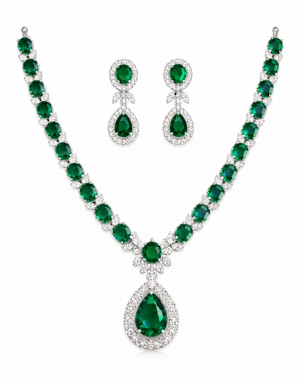 Emerald_Green_Alloy_Jewellery_Set_For_Women