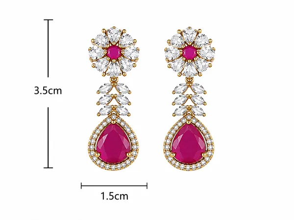 PINK_ALLOY_EARRINGS_FOR_WOMEN