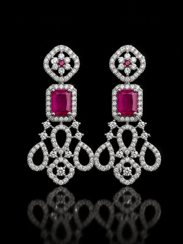 PINK_ALLOY_EARRINGS_FOR_WOMEN