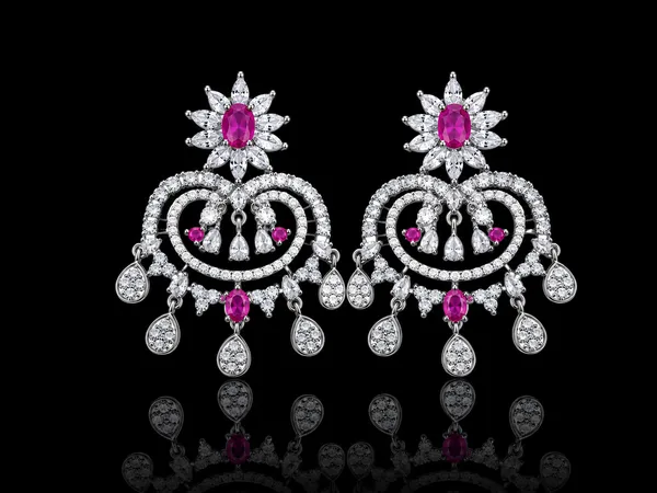 PINK_ALLOY_EARRINGS_FOR_WOMEN