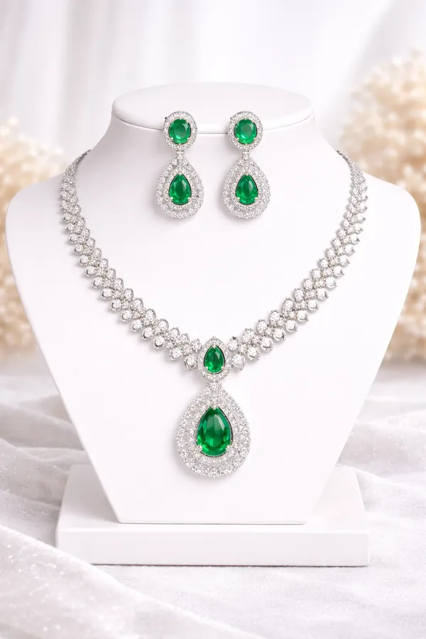 Emerald_Green_Alloy_Jewellery_Set_For_Women