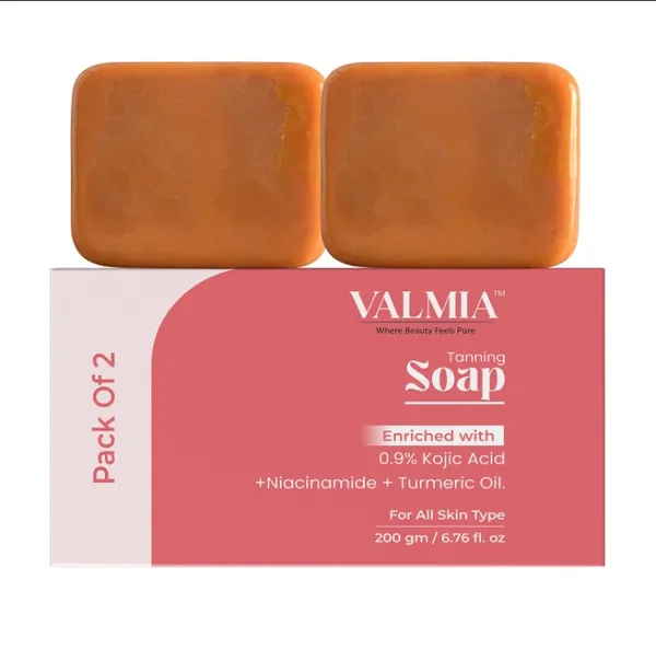Valmia_Tan_Removal_,_Kojic_Acid_&_Niacinamide_Soap_Bar_With_turmeric_oil_,_coconut_oil_,_Deep_Cleansing_,_Paraben_Free_,_Moisturizing_Bath_Soap_,_Skin_Brightening_For_Men_&_Women