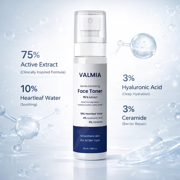 Valmia_Gentle_Exfoliating_Face_Toner_,_Active_75%_Extract_with_3%_Hyaluronic_Acid_&_3%_Ceramide_,_Brightens_&_soothing_,_For_Oily_Acne_Prone_Dry_Combination_Skin_,_remove_redness_and_glowing_skin_,_Refreshing_Face_Mist_&_Toner_,_For_Women_&_Men_,_100ml