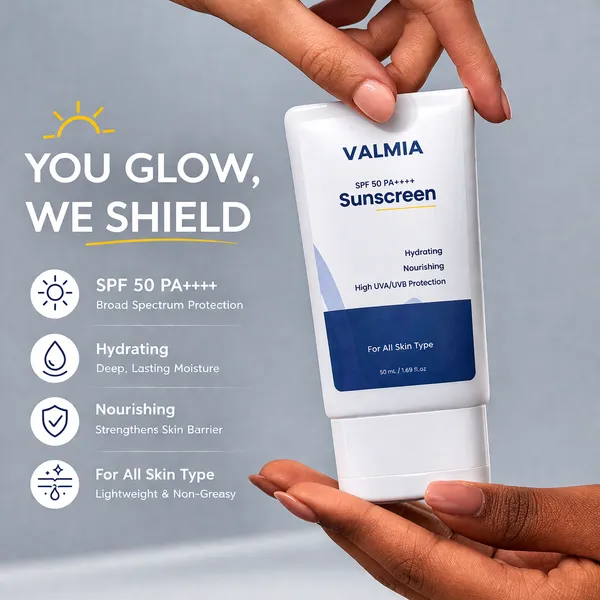 Valmia_Sunscreen_SPF_50+_PA++++_,_Broad_Spectrum_UVA/UVB_Protection_,_Hydrating,_Lightweight_,_For_Glowing_Skin_&_Tanning_Prevention_,__For_All_Skin_Types_,_For_Men_&_Women_-_50_ml