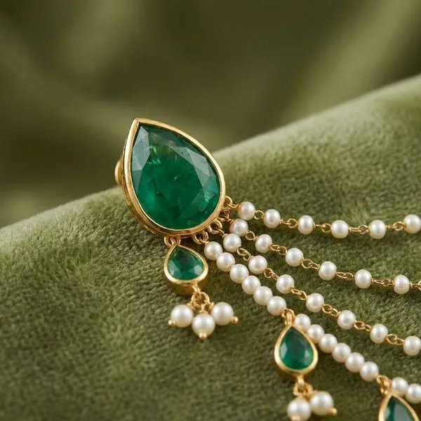 Pearl_Ear_Chain_with_Gemstone_Charms