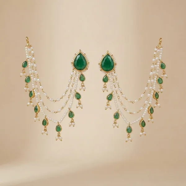 Pearl_Ear_Chain_with_Gemstone_Charms
