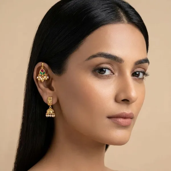 Traditional_Kemp_Stone_Ear_Cuff_with_Pearl_Cluster