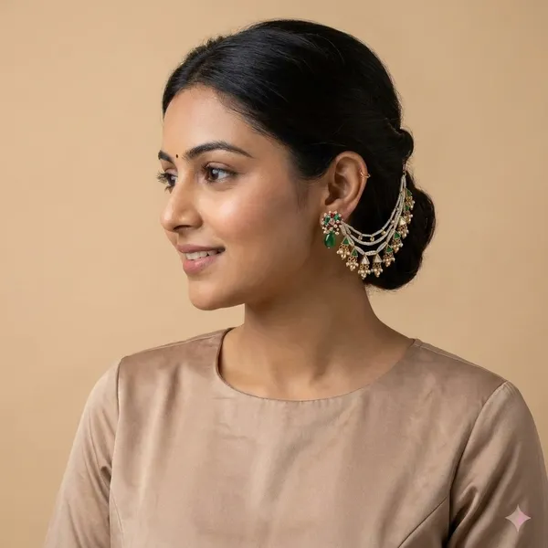 Gold_Tone_Pearl_and_Stone_Ear_Chain
