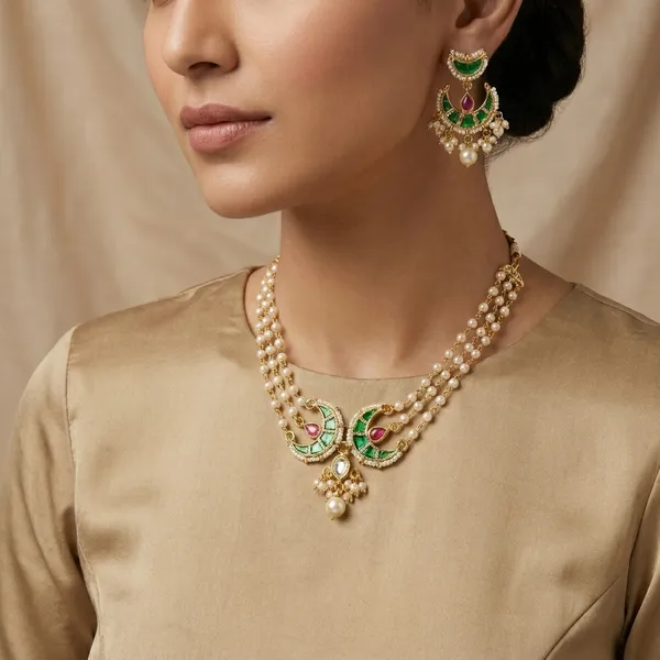 Traditional_Gold_Tone_Peacock_Necklace_Set_with_Green_and_Red_Stones