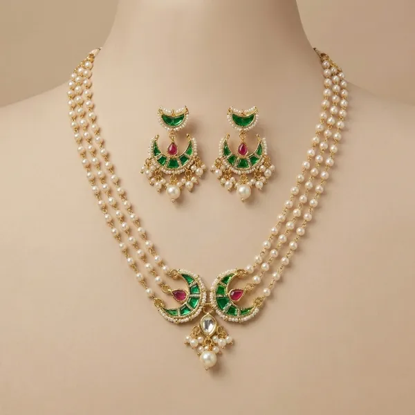Traditional_Gold_Tone_Peacock_Necklace_Set_with_Green_and_Red_Stones