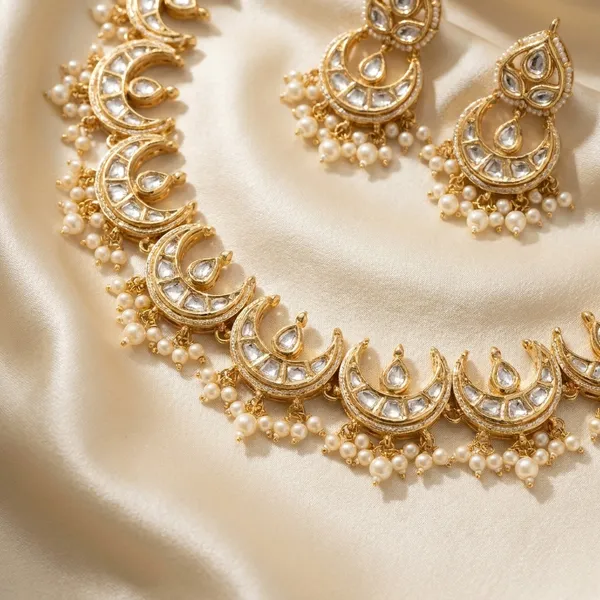Traditional_Golden_Peacock_Choker_Necklace_Set_with_Earrings