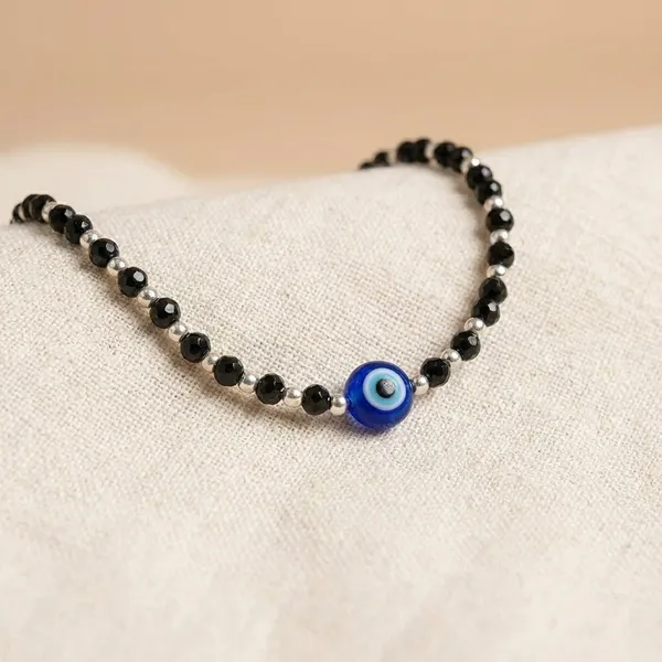 Pure_92.5_Silver_Evil_Eye_Protection_Anklet_with_Black_Beads