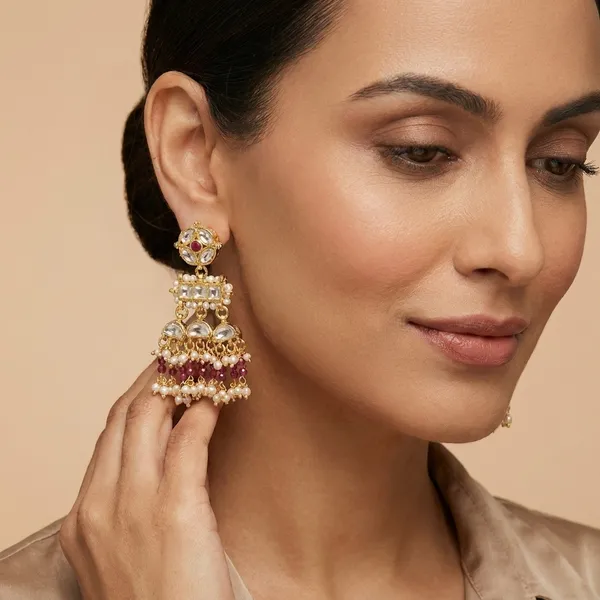 Traditional_Gold_Plated_Jhumka_Earrings_with_Ruby_and_Pearl_Detailing